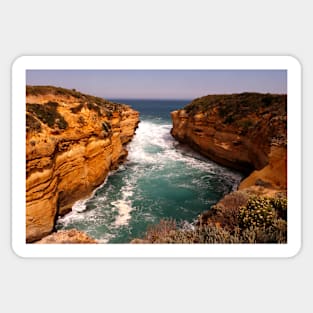 Coastal Rock Formation Sticker